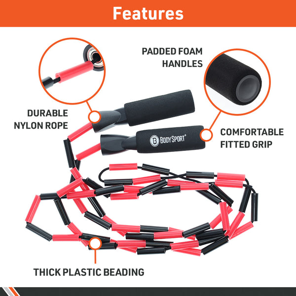 BodySport® Beaded Jump Rope