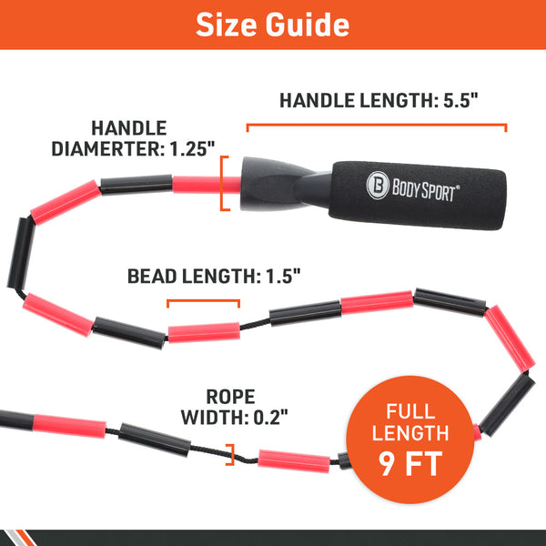 BodySport® Beaded Jump Rope