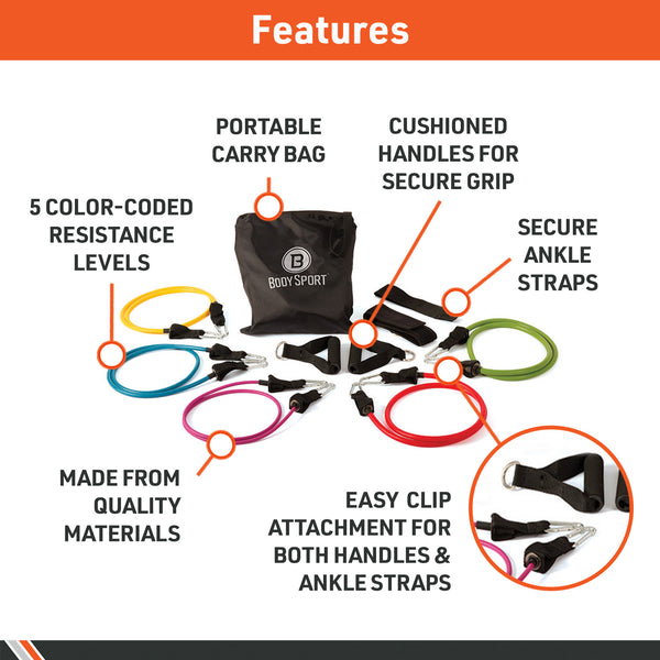 BodySport® Resistance Tube Kit