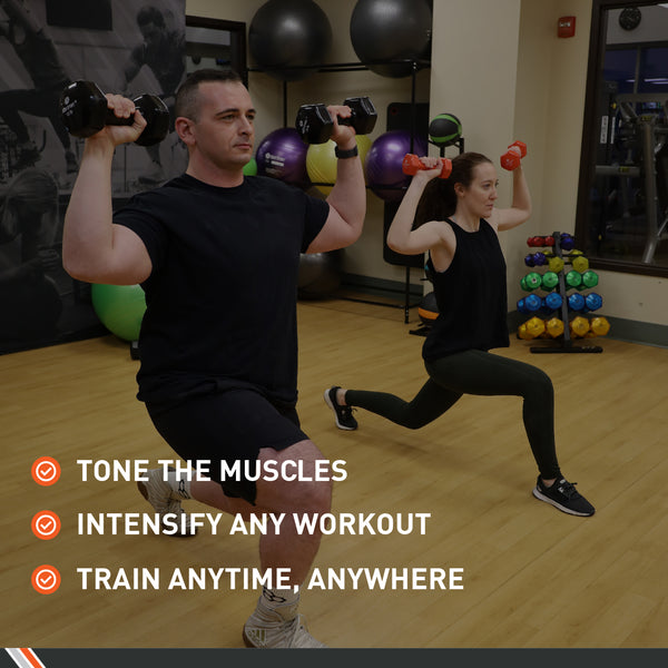 BodySport® Vinyl Dumbbells