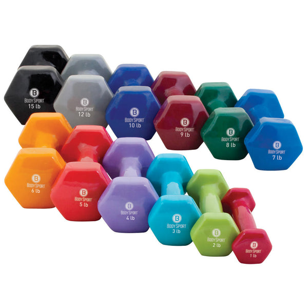 Body Sport&reg; Vinyl Dumbbells