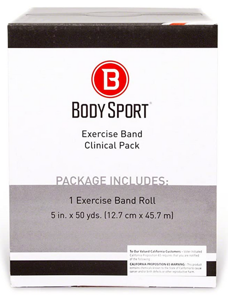 Body Sport&reg; 5" Wide Bulk Exercise Resistance Bands