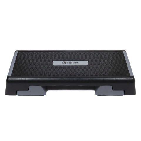 BodySport Aerobic Step Platform Gray Black