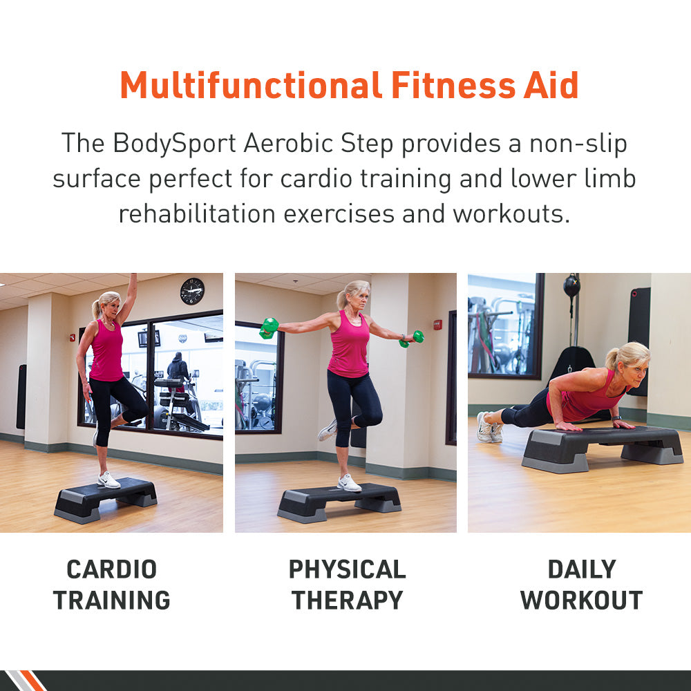 Aerobic Exercises Using Step Bench BodySport® Aerobic Step