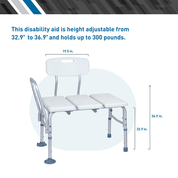 BodyMed&reg; Aluminum Transfer Bench