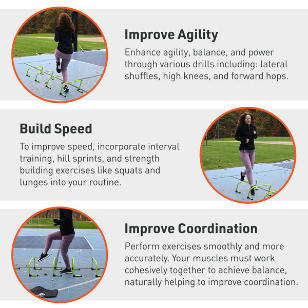 BodySport® Adjustable Hurdles