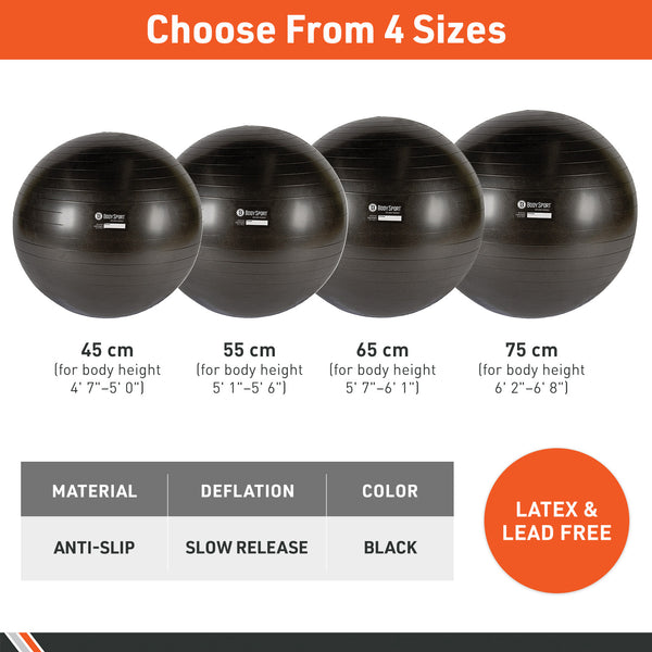BodySport&reg; Eco Series Exercise Balls