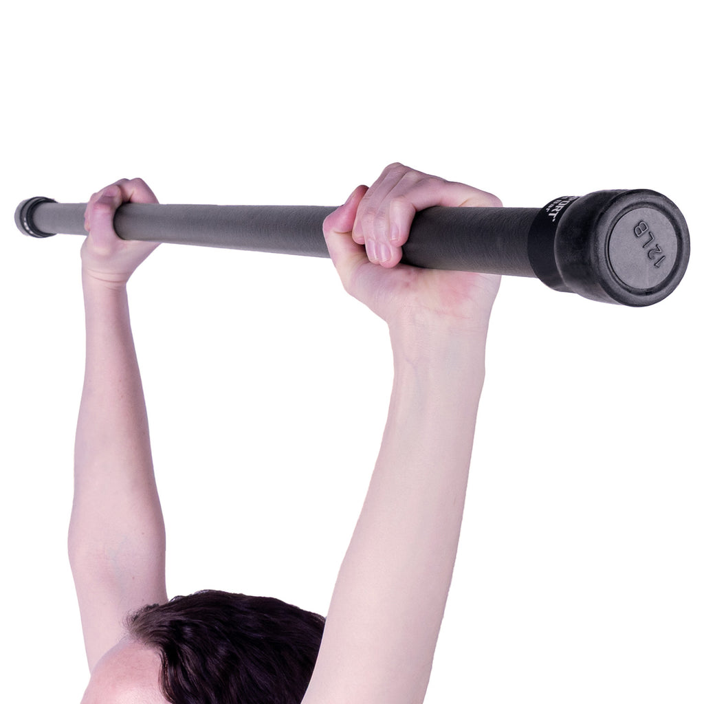 BodySport® Weighted Bars, Black