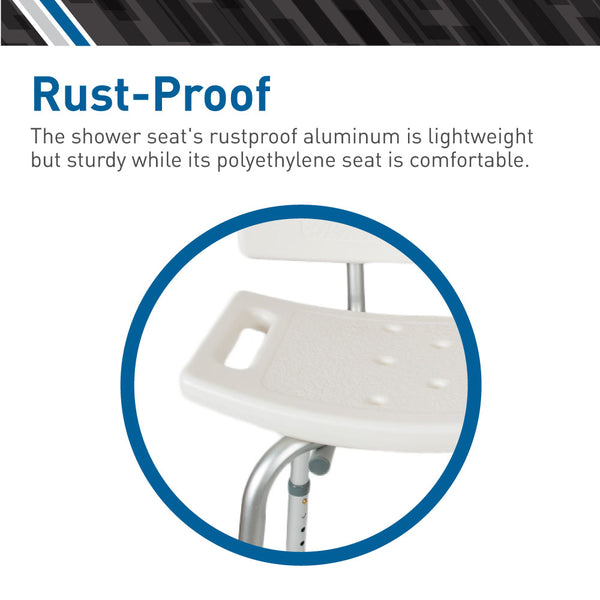 BodyMed&reg; Aluminum Shower Chair
