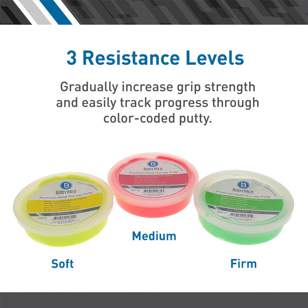 BodyMed&reg; Premium Hand Therapy Putty, Medium