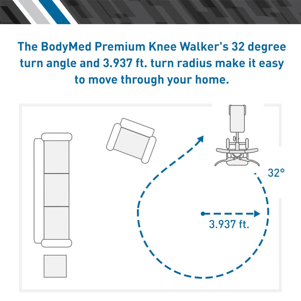 BodyMed&reg; Premium Knee Walker