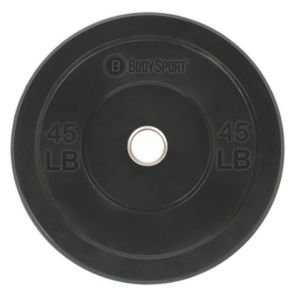 Body Sport&reg; 2" Rubber Olympic Bumper Plates