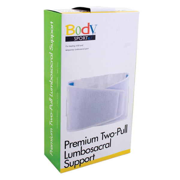BodyMed&reg; Premium Two Pull Lumbosacral Support - 3/8"
